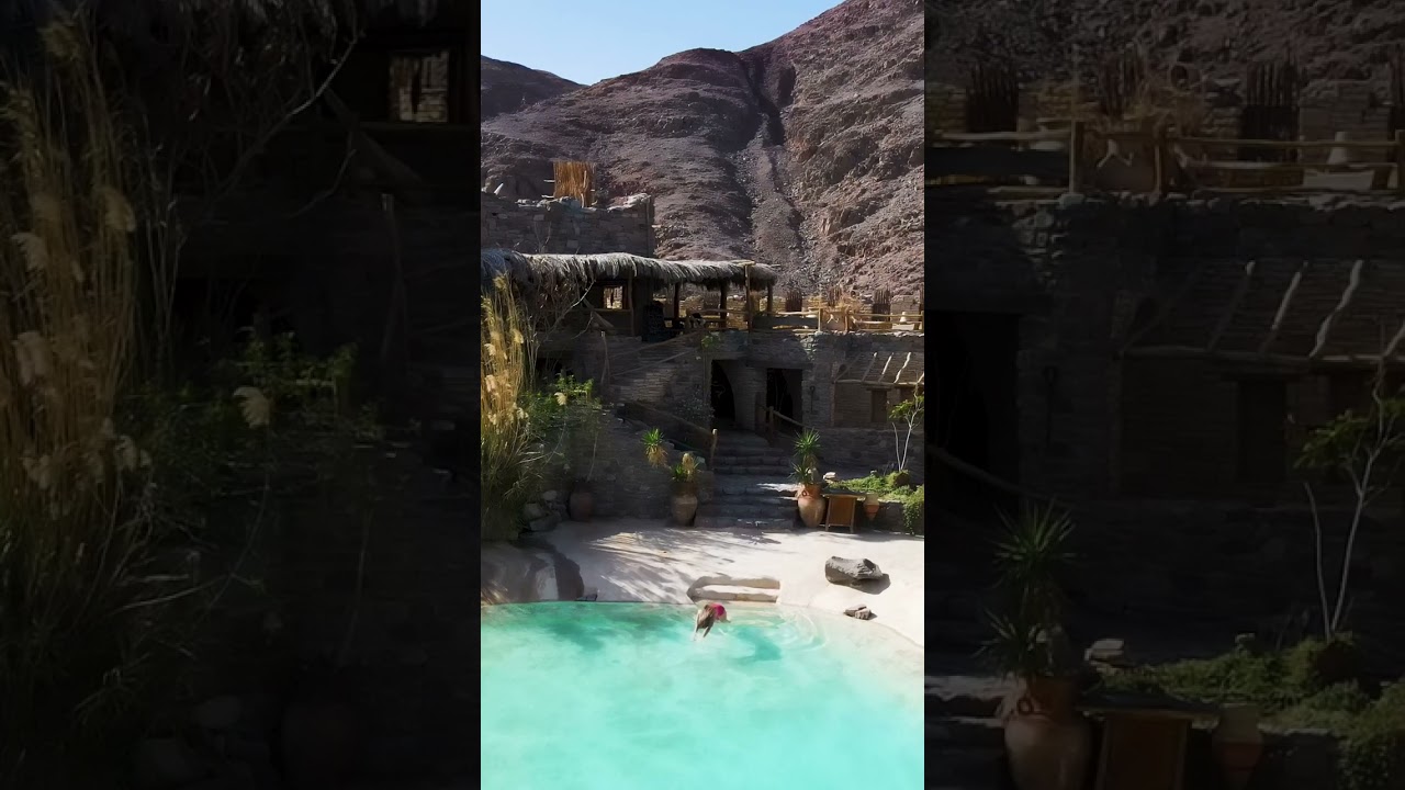 Natural Pool at the top of a cliff 😱  "Castle Zaman" 