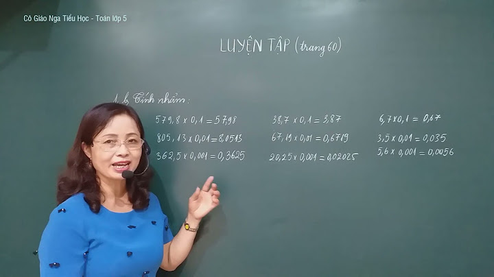 Giải sách toán lớp 5 bài luyện tập trang 60 năm 2024