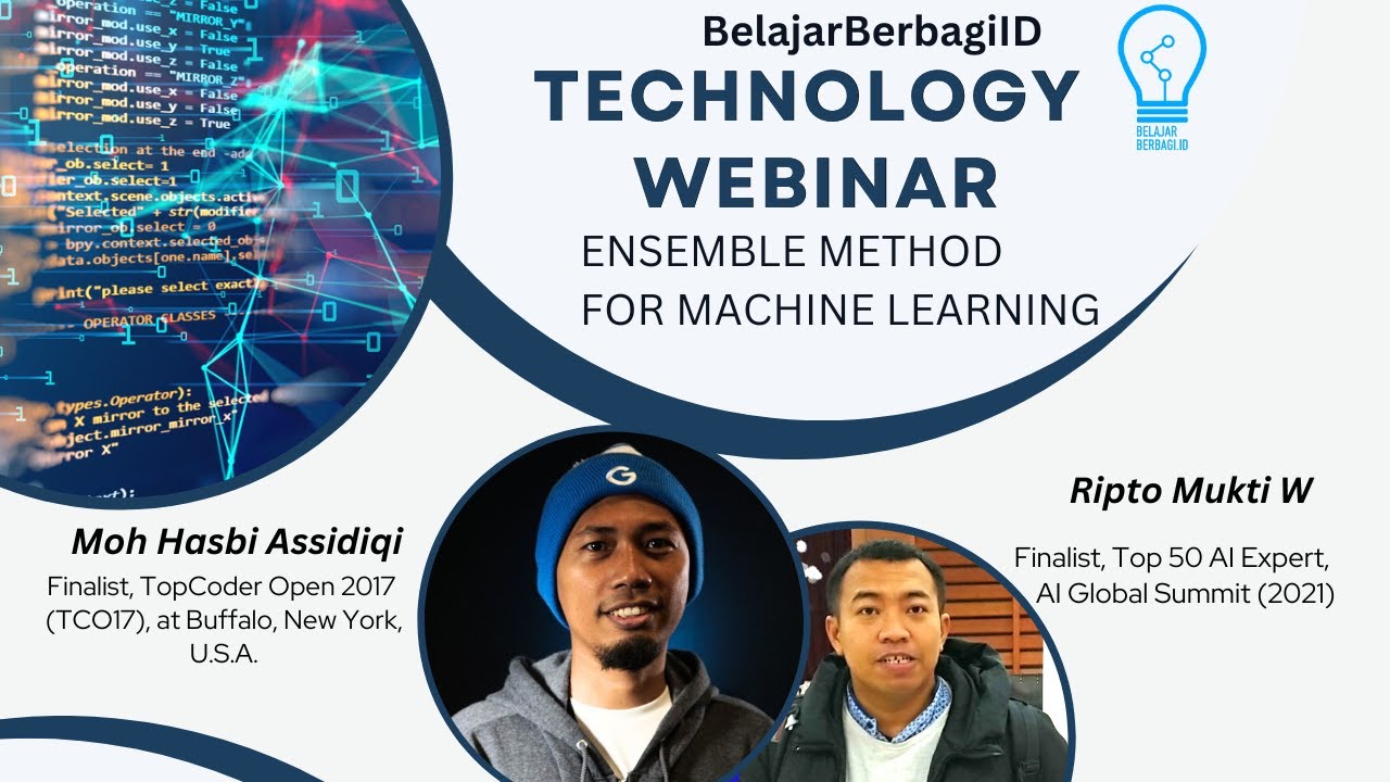 ENSEMBLE METHOD FOR MACHINE LEARNING - Webinar Technology Series - YouTube