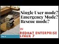 Differences between Emergency and Rescue mode in Linux | RHEL7 |CentOS7 |Part-4