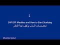 2 sap modules and how to start studying