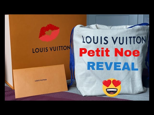LOUIS VUITTON PETITE NOE FAMOUSIDE DENIM BUCKET  BAG!! 🛍 💼 👛 