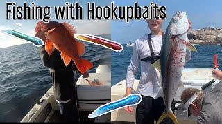 Best Catches SALTWATER Fishing CALIFORNIA with Hookupbaits || Lingcod / Yellowtail / Rockfish