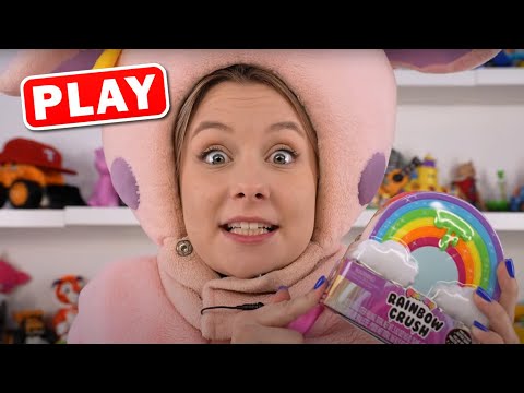 Радуга слайм Кукутик Свинка Алиса | Весёлые развивающие видео для детей малышей