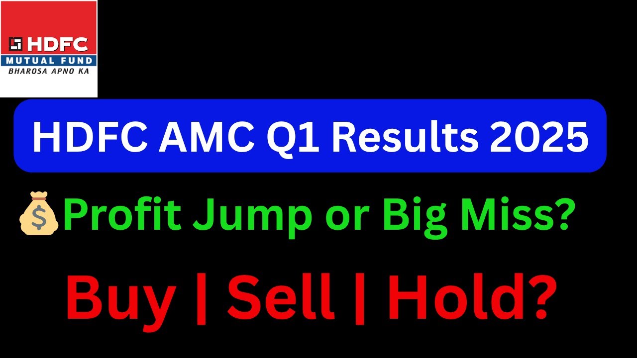 HDFC AMC Q1 Results 2025 OUT 🔥 | HDFC AMC Share Analysis | HDFC AMC Share Latest News