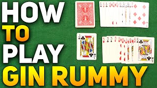 How to Play GIN RUMMY (All Rules and Nuances) / Card Game for 2 Players / Rules of Gin Rummy #games screenshot 5