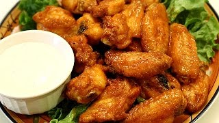 Crispy Chicken Wings  Baked Hot Wings w/ Buffalo Wing Sauce