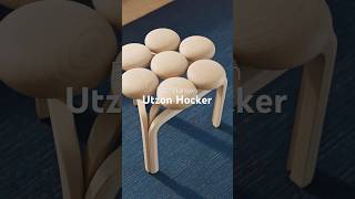 Fritz Hansen | Utzon Hocker: Organisch geformt • 50's design  | smow
