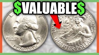 10 QUARTERS TO LOOK FOR IN POCKET CHANGE - RARE ERROR QUARTERS WORTH MONEY!!