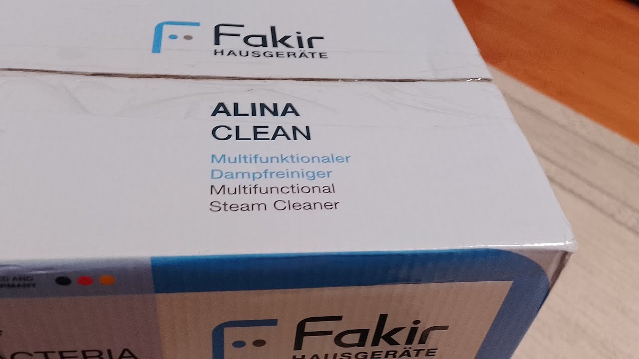 fakir alına clean buharlı temizleyici kutu açılışı