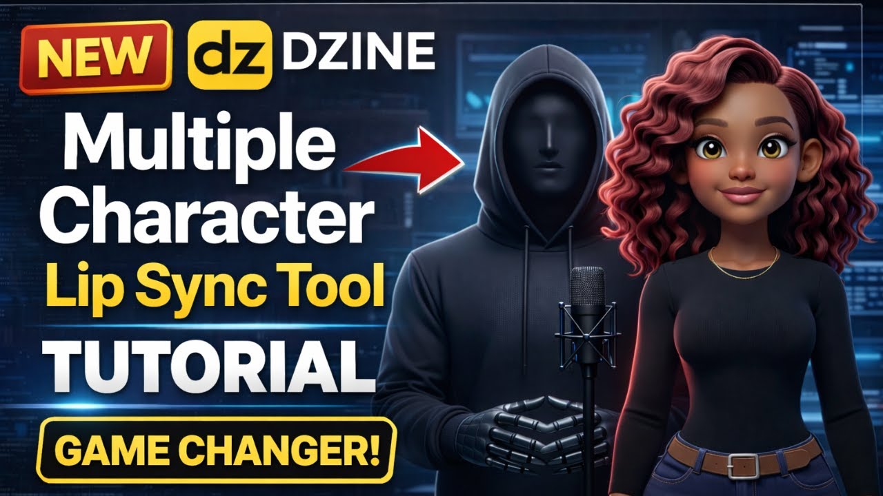 How to Create Multiple Talking Characters in Dzine - YouTube