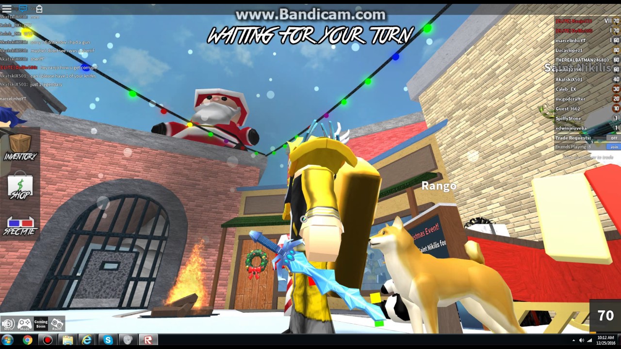 Roblox Mm2 Christmas Event 2016 I Got Ice Dragon Godly Knife - 