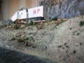 Ho Scale Santa fe piggy back train