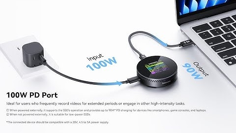 DOCKCASEE Magnetic M.2 NVMe SSD Enclosure 100W