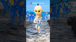 Bocil Upin dan Ipin Dewasa Dikejar Gerombolan Sirenhead Sonic...!!? #shorts #gta5 #upinipin #viral