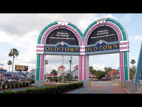 Old Town Kissimmee Florida 2023 Complete Walkthrough in 4K · US Highway 192