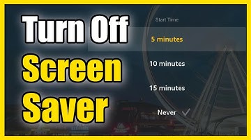 How to Turn OFF or ON Screensaver on Fire TV Stick (Photos Backgrounds)