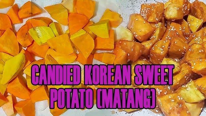 Candied Korean Sweet Potatoes (Goguma Mattang 고구마 맛탕) - Drive Me Hungry