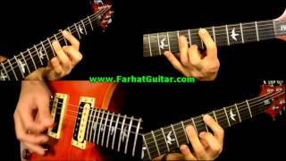 Black Hole Sun - Soundgarden 4/7 Guitar Cover www.FarhatGuitar.com