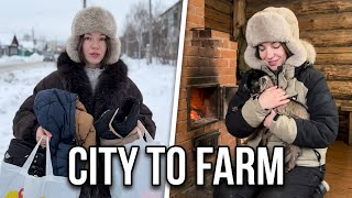 From a Big Siberian City to a HUGE SURPRISE on Our Farm in Rural Russia! 🥹🐐