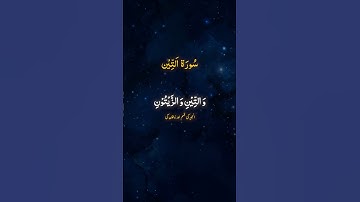 Surah At-Tin سورة التين | सूरह अत-तीन – The SHOCKING Truth About Human Creation 😱 (Urdu Translation)