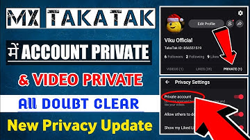 Mx Taka tak Par Privacy Kaise Lagaye | How To Make Private Account on Mx Taka tak | Mx Taka tak