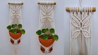 🦋🌿DIY PORTAMACETAS de MACRAME (paso a paso) | DIY Macrame Plant Hanger Step by Step Tutorial