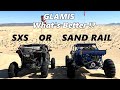 Is a Sand Rail Better in Glamis vs New Polaris RZR Pro R, Can-Am X3-RR? Big Turbo J35 Sand Car!