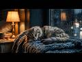 Deep sleep music for cats 😺 8 hours gentle piano & rain sounds