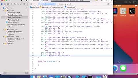 How to create a web browser app using xcode and iOS