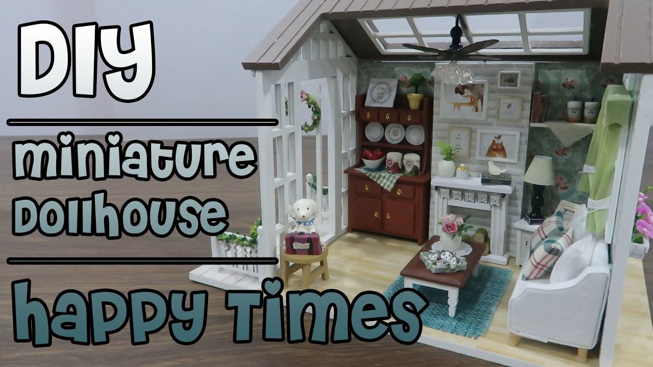 Maison miniature à construire soi-même Happy Times