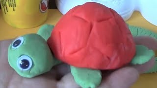 Play Doh Turtle - معجون اطفال - سلحفاة - طين اصطناعي