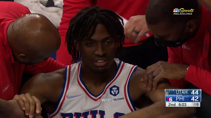 Tyrese Maxey just almost certainly got a concussio...