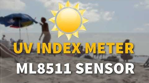 UV Index Meter using the ML8511 ULTRAVIOLET Sensor Arduino