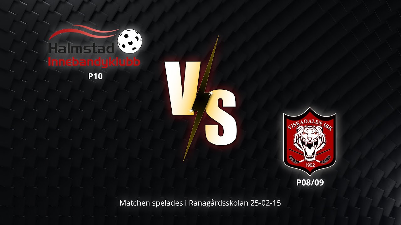Halmstad IBK P09/10  mot Viskadalen IBK  Röd P08/09