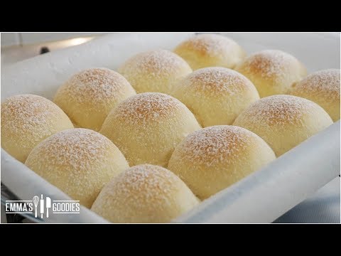 Fluffy Japanese Milk Bread Recipe ( The SOFTEST Dinner Rolls Recipe ) ふわふわミルクパン