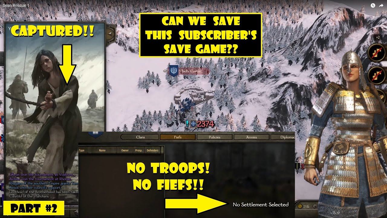 Можно ли полностью испортить кампанию Bannerlord? (Игровой процесс Beta v1.32) Есть ли решение? Ч...