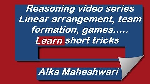 Advanced Puzzles 4|Team formation, games, sports, linear arrangement puzzles