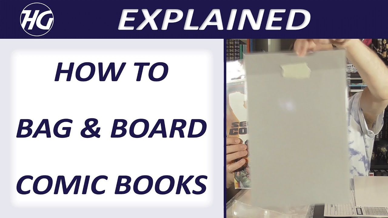 How To Bag and Board Your Comic Books Explained YouTube