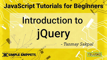 #36 Introduction to jQuery library | Setting jQuery in Project