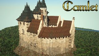 Small Medieval Castle | Lets Build Camlet | Episode 1 : Medieval Minecraft Town