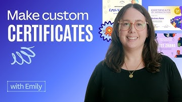 How to design custom certificates and awards