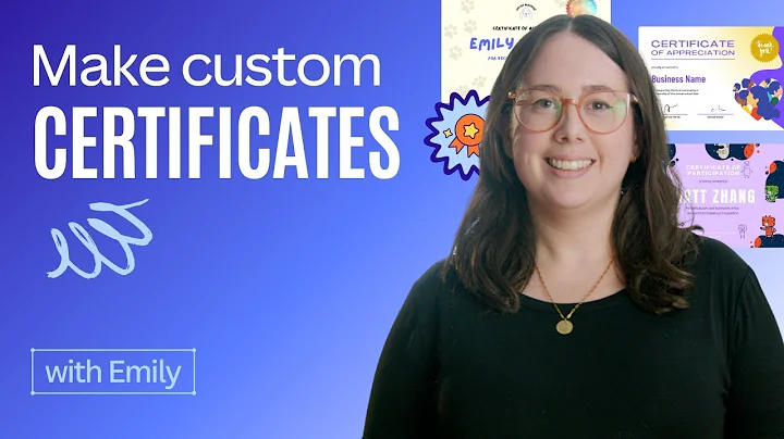 How to design custom certificates and awards