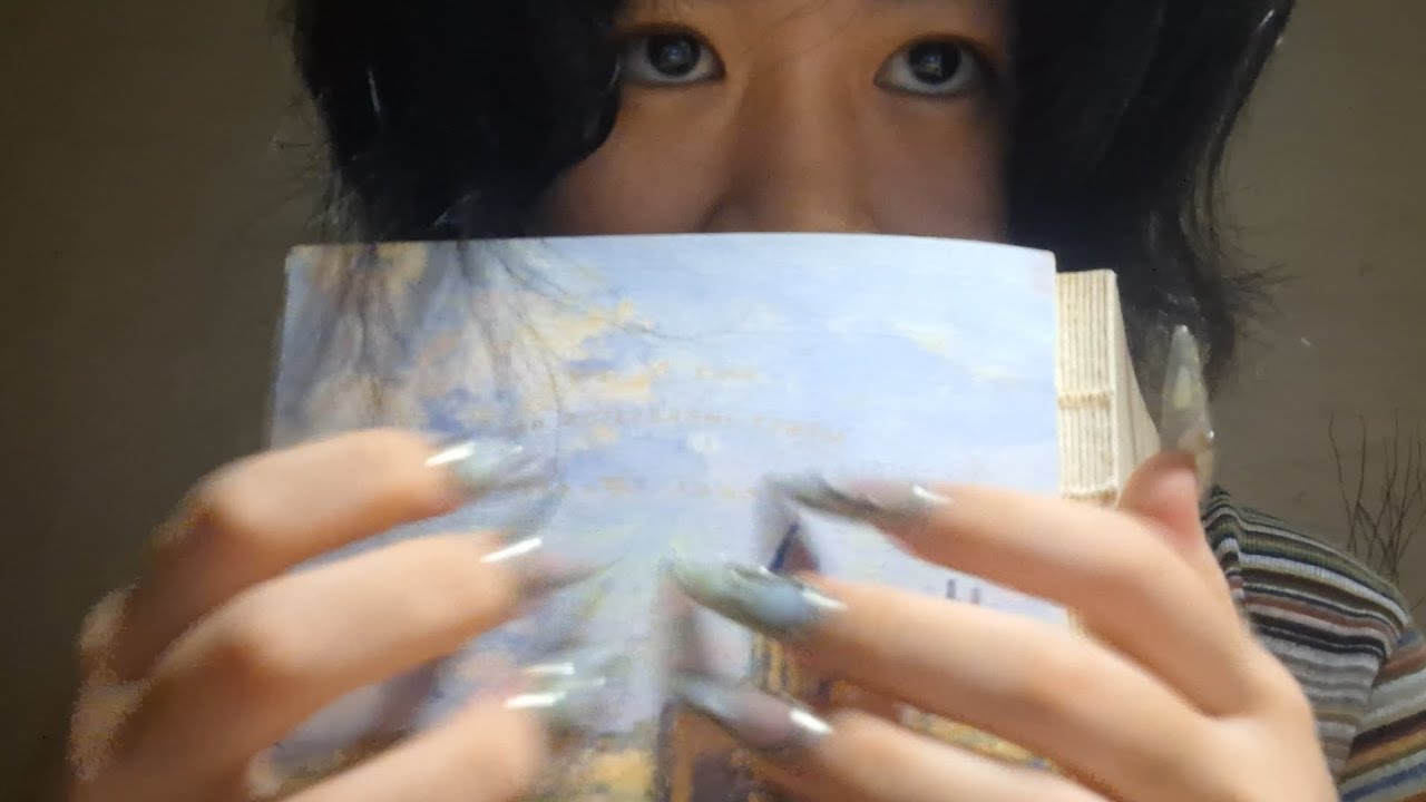 Asmr aggressive scratching book📘 and some random trigger