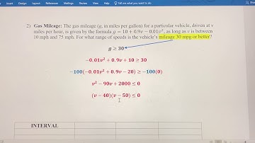Modeling with Inequalities - Non-Linear Situation (Quadratic)
