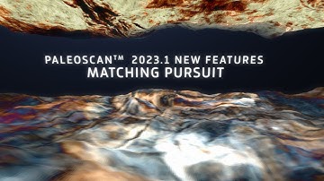 PaleoScan 2023.1 New features: Matching Pursuit