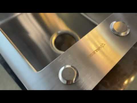 Кухонная мойка Valeso Handmade 40х50 нержавеющая 3.0/0.8 4050, видео 1