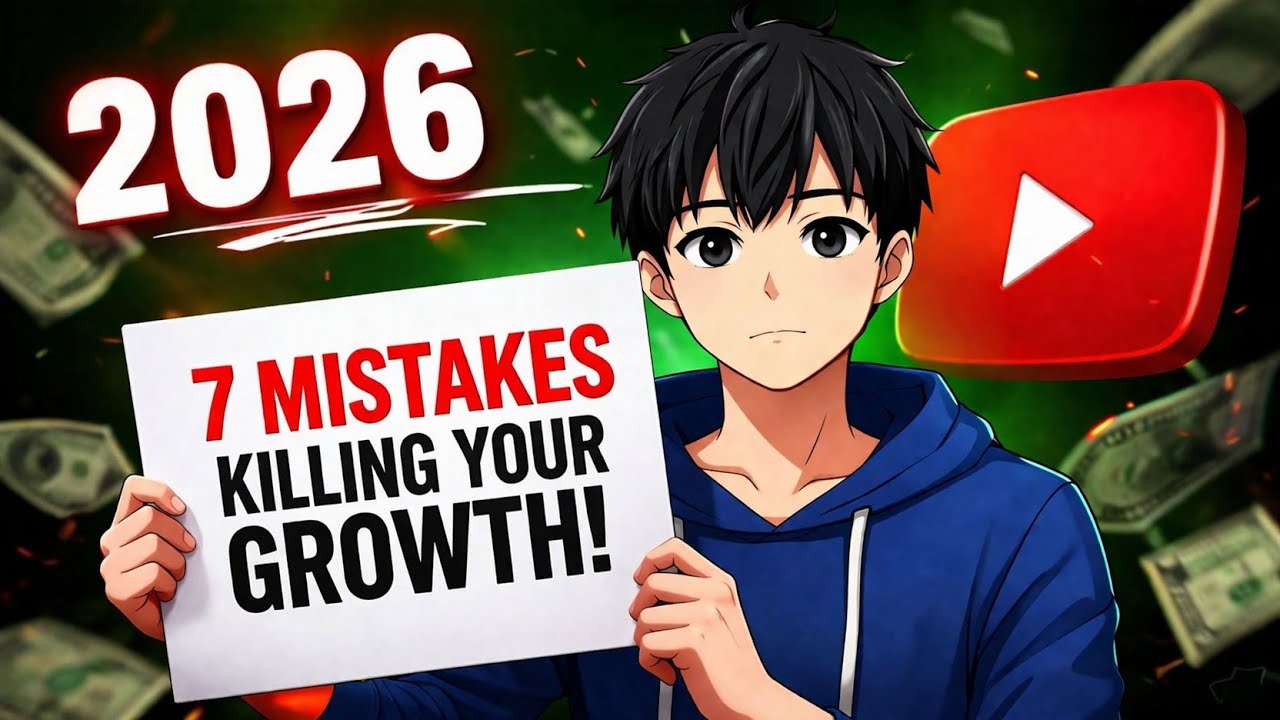 7 big Mistakes New YouTubers ( fix this mistake fast grow channel ...