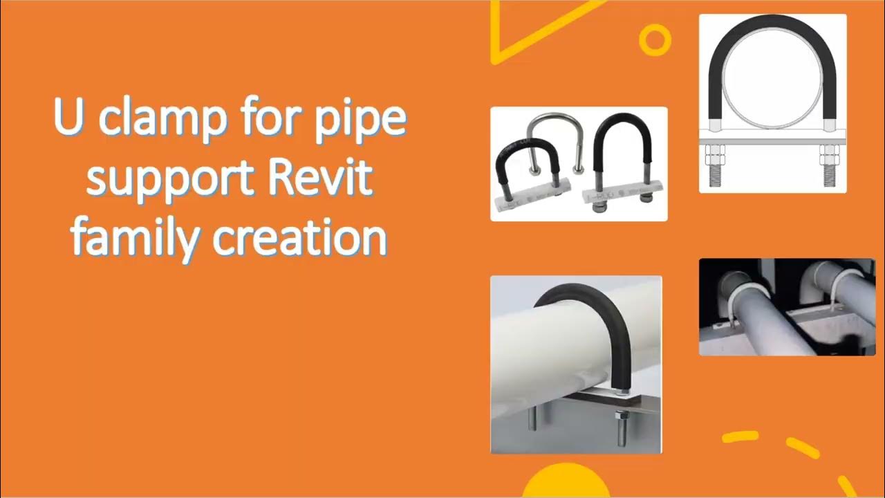 U clamp for pipe support Revit family YouTube