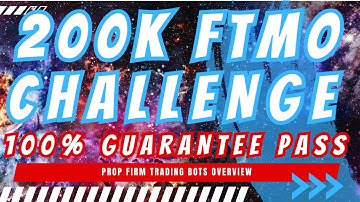 100% Pass Any FTMO 200k Challenge Exam  | Forex Automation Passive Income Method with Trading Bots!